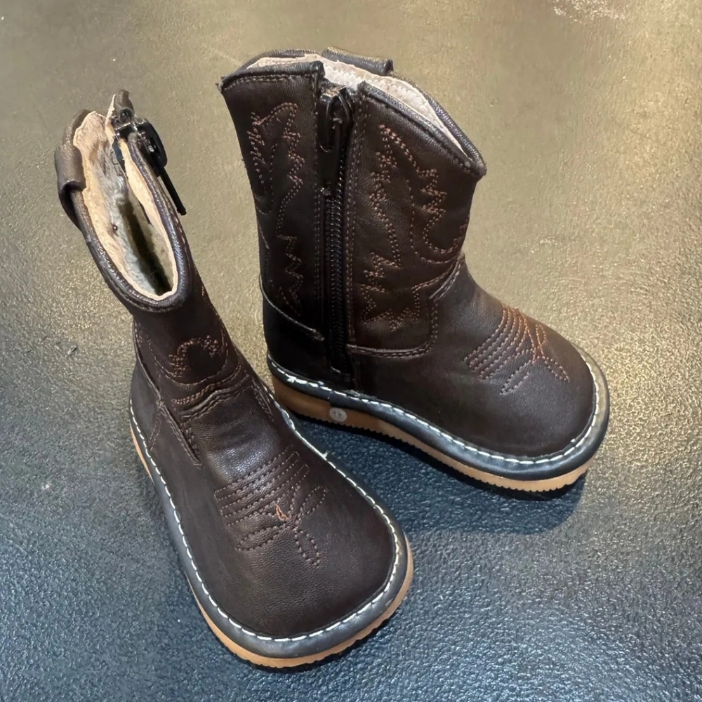 Brown Kids Boots